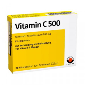 Produktbild von VITAMIN C 500 Filmtabletten