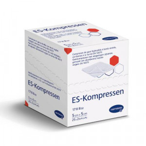 Produktbild von ES-KOMPRESSEN steril 5x5 cm 8fach