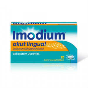Produktbild von IMODIUM akut lingual Schmelztabletten