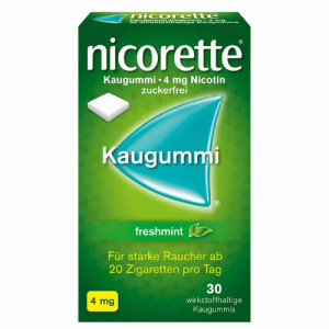 Produktbild von NICORETTE Kaugummi 4 mg freshmint