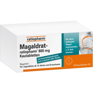 Produktbild von MAGALDRAT-ratiopharm 800 mg Tabletten