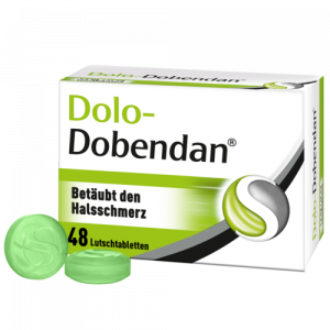 Produktbild von DOLO-DOBENDAN 1,4 mg/10 mg Lutschtabletten