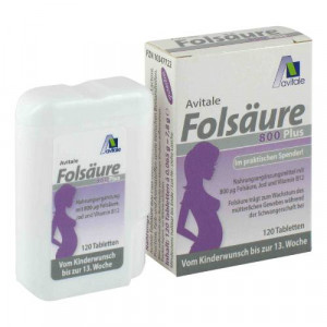 Produktbild von FOLS&Auml;URE 800 Plus B12+Jod Tabletten