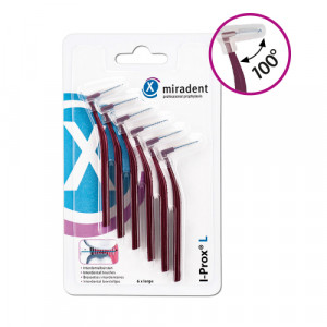 Produktbild von MIRADENT Interdentalb&uuml;rste I-Prox L 0,8 mm bordea.