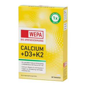 Produktbild von WEPA Calcium+D3+K2 Tabletten