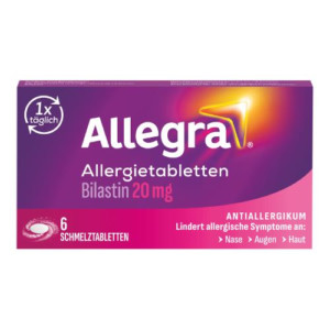 Produktbild von ALLEGRA Allergietabletten 20 mg Schmelztabletten