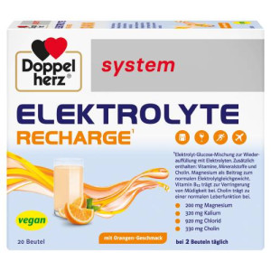 Produktbild von DOPPELHERZ Elektrolyte Recharge system Granulat