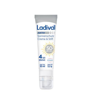 Produktbild von LADIVAL Aktiv Sonnenschutz Creme & Stift LSF 50+